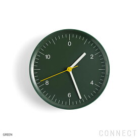 【クロックフックプレゼント】HAY（ヘイ） / WALL CLOCK（ウォールクロック） / グリーン / 掛け時計