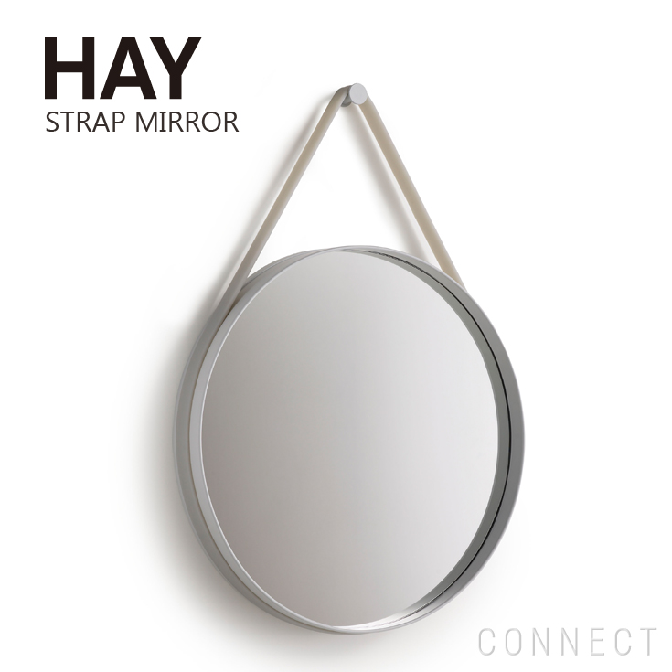 楽天市場】HAY(ヘイ) / STRAP MIRROR φ50cmミラー / グレー : Hente by 
