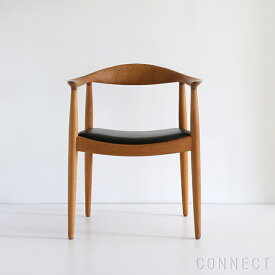 【正規品】PP Mobler（PPモブラー） / PP503 The Chair（ザ チェア） / オーク材・クリアバイオオイル仕上げ / スタンダードレザー / ブラック