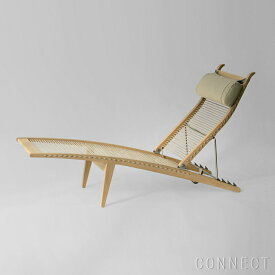 【正規品】PP Mobler（PPモブラー） / PP524 Deck Chair（デッキチェア） / オーク材・ソープ仕上げ / スタンダードファブリック