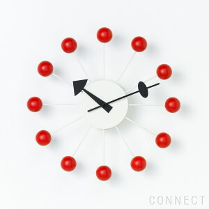 Vitra�i���B�g���j / Wall Clocks�i�E�H�[���N���b�N�j / Ball Clock�i�{�[�� �N���b�N�j / Red / �|�����v