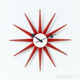 Vitra（ヴィトラ） / Wall Clocks（ウォールクロック） / Sunburst Clock（サンバースト クロック） / Red / 掛け時計