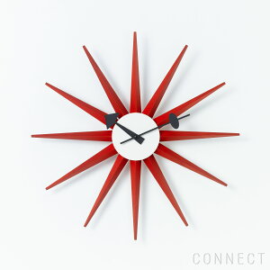 Vitra�i���B�g���j / Wall Clocks�i�E�H�[���N���b�N�j / Sunburst Clock�i�T���o�[�X�g �N���b�N�j / Red / �|�����v