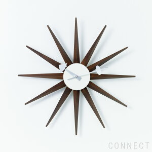 Vitra�i���B�g���j / Wall Clocks�i�E�H�[���N���b�N�j / Sunburst Clock�i�T���o�[�X�g �N���b�N�j / Walnut / �|�����v