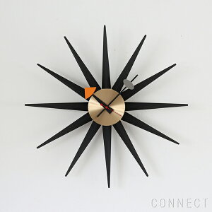 Vitra�i���B�g���j / Wall Clocks�i�E�H�[���N���b�N�j / Sunburst Clock�i�T���o�[�X�g �N���b�N�j / Black�EBrass / �|�����v
