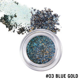 ウィッチズポーチ プリズムカラーピグメント 3.5g ブルー×ゴールド アイシャドウ ラメ 落ちにくい 高発色