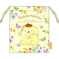 ジェイズプランニング sanrio 巾着 ポムポムプリン フラワー H21×W18cm FRK959