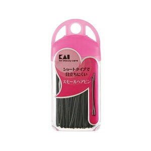 貝印 H G スモールヘアピン 黒 ショートタイプ ヘアアレンジ ヘアセット まとめ髪 前髪 サイド 後れ毛 4901601281002