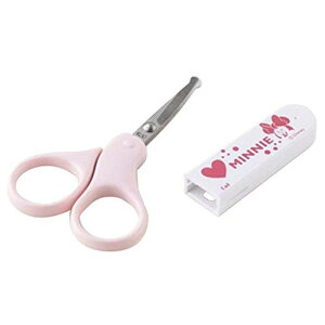 貝印 KK1489 ツメキリハサミ ミニーマウス 日本製 爪切り 爪きり ハサミ ベビー 赤ちゃん 子供 キャラクター