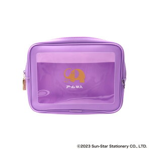 Old Resta オールドリスタ クリアポーチ スクエア Mサイズ アーム筆入 ミニポーチ 化粧ポーチ 小物入れ コインケース ペンケース