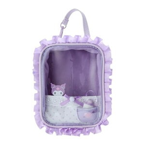 TI SANRIO TI N~ ʂ݃|[`GWCACh xr[ N~ kuromi 15.5×12×9cm LN^[ SANRIO 184721