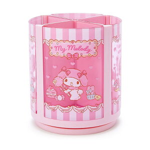 サンリオ SANRIO サンリオ ペンスタンド ピンク プラスチック マイメロディ my melody 360度回転 回るペンスタンド ペン立て コスメ 化粧筆 チュール ペット キャラクター 213136 SANRIO