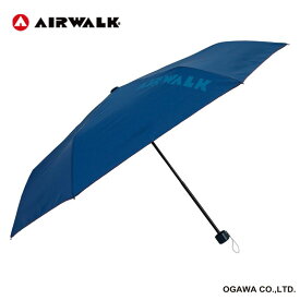 AIRWALK エアウォーク キッズ 折傘 ネイビー 55cm 子供 傘 雨傘 折りたたみ傘 シンプル