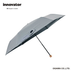 innovator イノベーター 晴雨兼用 折りたたみ傘 スチールグレー 60cm 雨傘 日傘 折畳傘 手開き UVカット 遮光率99% 以上 遮熱効果 はっ水 大きい 丈夫 ワイド