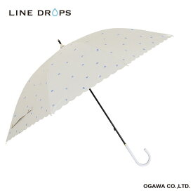 彩傘 イロカサ irokasa UV変色プリントパラソル長傘 パンジー ホワイト 55cm 日傘 雨傘 長傘 晴雨兼用 Vカット 遮光率99% 以上 遮熱効果 はっ水