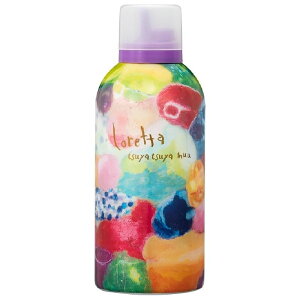 Loretta ロレッタ ツヤツヤムゥ 180g ローズ系の香り ヘアフォーム スタイリング フォーム ムース パーマ ショート ロング 硬毛 クセ毛 ウェーブ スタイリング剤