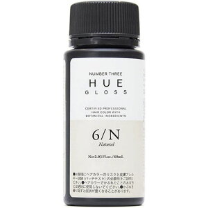 no3 �i���o�[�X���[ HUE GLOSS �q���E�O���X 6/N �i�`������ 60ml ��򕔊O�i ��1�� �w�A�J���[ �J���[�� ���e���ꔄ �T�����ꔄ�i