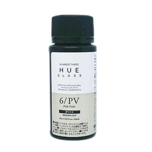 no3 �i���o�[�X���[ HUE GLOSS �q���E�O���X 6/PV �s���N�o�C�I���b�h 60ml ��򕔊O�i ��1�� �w�A�J���[ �J���[�� ���e���ꔄ �T�����ꔄ�i