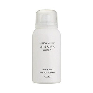 �i�v�� �~�[�t�@ �t���O�����X UV�X�v���[ �N���A ������ 80g ���Ă��~�� SPF50�{ PA++++ ���Ă��~�� �X�v���[