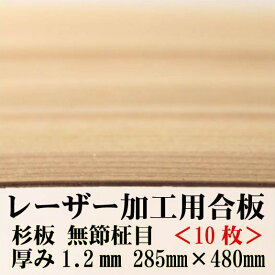 極薄 針葉樹合板 【フシ無し】【(28.5×48cm)厚さ1.2mm 10枚入り】杉間伐材 日本製 レーザー加工用杉合板 木製DIY 文字入れ レーザーカット 間伐材　アクリル お正月　木製　食器　国産　日本製　経木　おにぎり　針葉樹合板