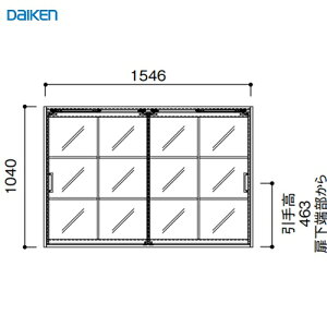 �y�ő�3���~�N�[�|���z�z����16��01:59�܂Łz���[���E�C���h�E ����^�C�v �Œ�g90 3�i2�� �匚 DAIKEN [HIKIKT9032] W1546×H1040mm �󒍐��Y�i �@�l�l���� ���[�J�[����