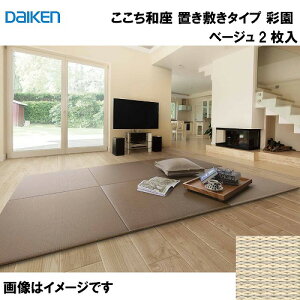 yLINEN[|zzza a u~^Cv 2 匚 DAIKEN [YQ5104-2] ʉ x[W 13mm 820×820mm t[Ȍɒu [J[