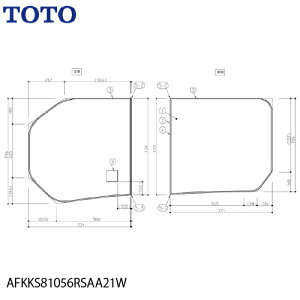 yLINEN[|zzzCt^ @т񗁑p2WR1650 TOTO [AFKKS81056RSAA21W] oX C