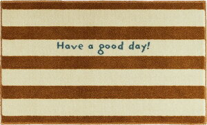 �yLINE�N�[�|���z�z���z�}�b�g kahougooddaybrownstripe [CD00007] 45 × 70 cm �N���[���e�b�N�X ���[�J�[����