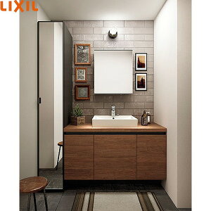 【LINEクーポン配布中】洗面化粧台 ルミシス 有効寸法(壁間寸法)1530mm(本体間口1215mm) LIXIL リクシル 収納付1面鏡 セットプラン 受注生産品 メーカー直送 4トン車配送