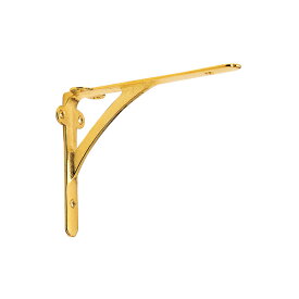 真鍮 棚受け(スタンダードシリーズ) 金色 150ミリ アンティーク ブラス 雑貨 [620715] ゴーリキアイランド