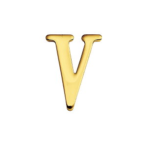 �yLINE�N�[�|���z�z���z�^�J �؂蕶��(30�T�C�Y)�啶�� �u���X���^�[ ���F 30mm �uV�v �A���e�B�[�N �u���X �G�� [820122] �S�[���L�A�C�����h