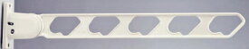 神栄ホームクリエイト（新協和） [SK-66RD-WC] ラチェット式物干金物（窓枠用・下可動型)(2本セット) カラー：ホワイトクリーム