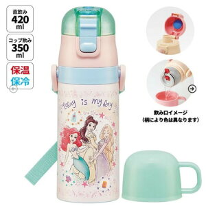 �yLINE�N�[�|���z�z���z�q���p2WAY�{�g�� �R�b�v�������� 350ml/420ml �v�����Z�X23 �f�B�Y�j�[ �X�P�[�^�[ Skater [4973307628498] SKDC3