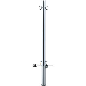 yLINEN[|zzzs[ Ԏ~ p{̂̂ 48.6(t1.5)×H850mm J[:XeX [PA-48SK-F11HONTAI] T|[ 󒍐Yi LZs [1 [J[