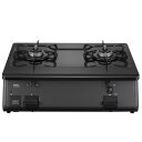 ノーリツ ガステーブル NLC2296QBA 59cm幅 グリルレス 2口ガスコンロ [都市ガス プロパン]《配送タイプA》