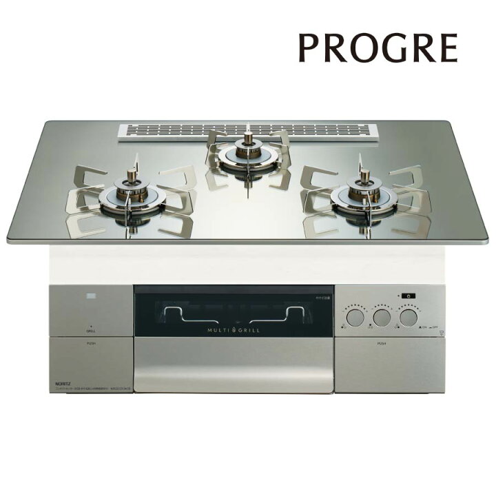 楽天市場】ノーリツ ビルトインコンロ N3S25PWASKSTESC PROGRE 