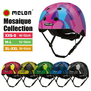 ywbg qp LbY ]ԁzwbg MELON helmet MOSAIQUE UCNRNV [ XXS-SF46cm-52cm ][ M-LF52cm-58cm ][ XL-XXLF58cm-63cm ]
