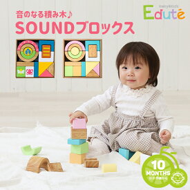【おもちゃ】Edute baby＆kids エデュテ ベビーアンドキッズ 音がなる積み木 SOUNDブロックス ORG-025 ORG-029 男の子 女の子 赤ちゃん 10ヶ月 CEマーク 積み木 出産祝い 誕生日 プレゼント