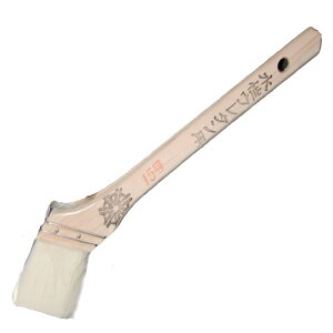 水性ウレタン用刷毛 白毛 筋違 1.5号 40mm×10本