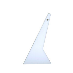 YKホワイトベラ 105mm  プラスチックヘラ ホワイトヘラ パテベラ 【※代引不可※】10枚単位