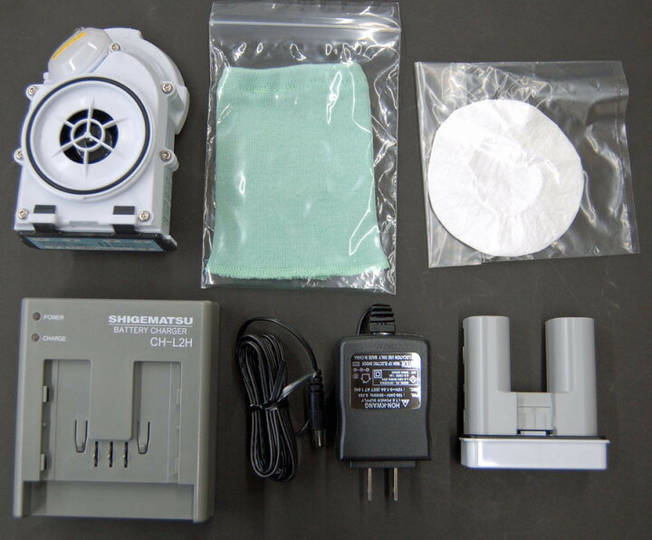 楽天市場】「重松」 Sy185-H Mサイズ 電動ファン付き呼吸用保護具 