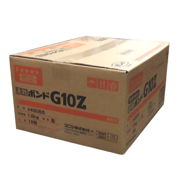激安卸販売新品コニシ 速乾ボンド G10Z 1.5ｋｇ 12缶入 1箱 ＃43055