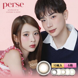 PIA perse パース 10枚入り 6箱セット ＜“よしミチ”姉弟プロデュース／ワンデー／カラコン／ミチ・よしあき／メール便配送＞