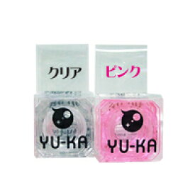 YU-KA特製 カラコンケース/コンタクトケース　クリア/ピンク　180円