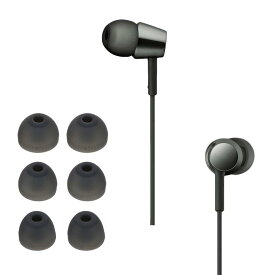 kwmobile 6x イヤーチップ Sony WI-C300 / WI-C400 / MDR-XB55AP / MDR-EX155AP対応 イヤーピース - 交換用 3つのサイズ S/M/L セット - シリコン イヤホンキャップ
