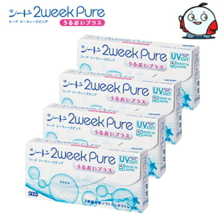 楽天市場】【送料無料！4箱】シード 2ウィークピュアうるおいプラス 6 