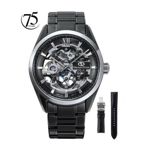 �y�������K�i�z ORIENT STAR �I���G���g�X�^�[ RK-AZ0105N �X�P���g�� �n���h���C���f�B���O �I���G���g�X�^�[75���N ���ʌ��胂�f�� M34 F8 �芪���� �����Y