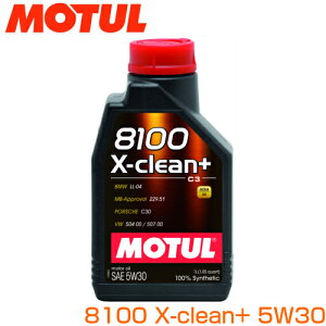 MOTUL `[8100 X-clean+ 5W30 1Lō̎ԃGWIC100%w4Xg[NGWpK\/fB[[ԗp(X|[cn)ACEA C3