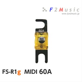 F2Music MIDIヒューズ 60AFS-R1g MIDI 60A3層プレミアムロジウムコーティング＋1個入り