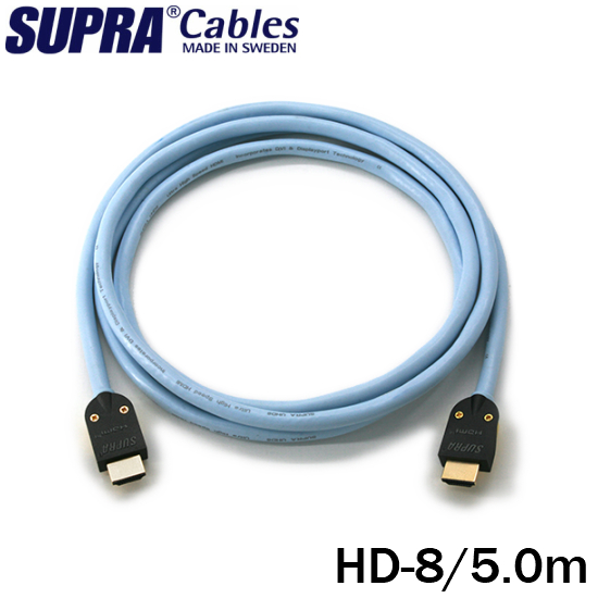 SUPRA スープラ HD-8 5.0m 4K対応 HDMIケーブルメタルライン 激安 高品質ハイスピード イーサネット対応 エンハンスドオーディオリターンチャンネル対応 【限定品】